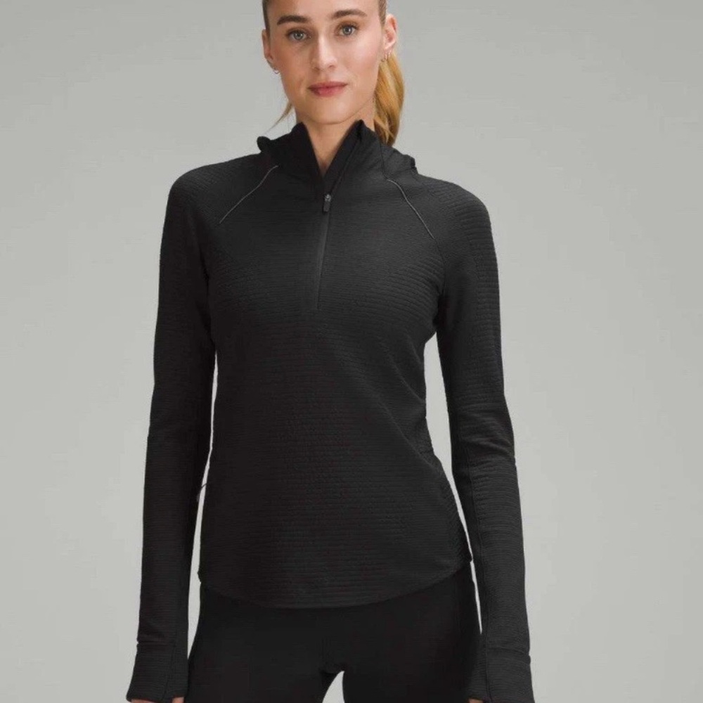 lululemon Ventscape Hoodie Long Sleeve Half Zip - 10